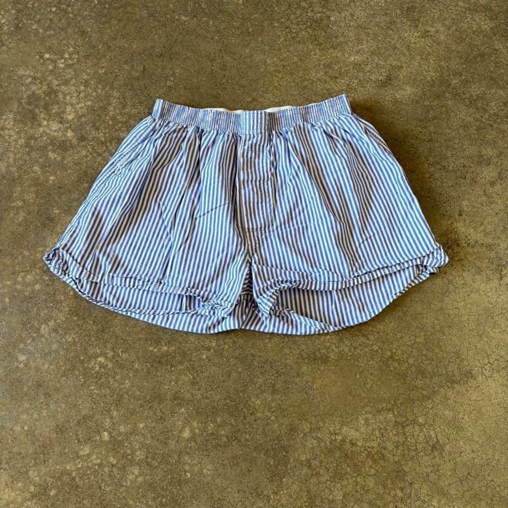 2000s striped blue boxer shorts